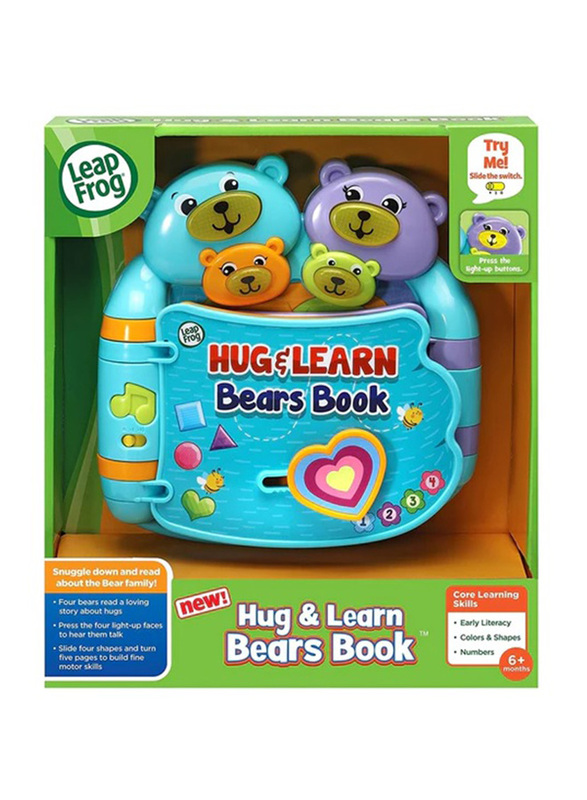LeapFrog Hug & Learn Bear Book, Learning & Education Toy, 1 Pieces, 6+ Months