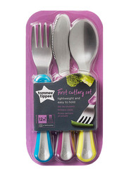 Tommee Tippee Explora First Grown Up Cutlery Set-(Multi), Multicolour