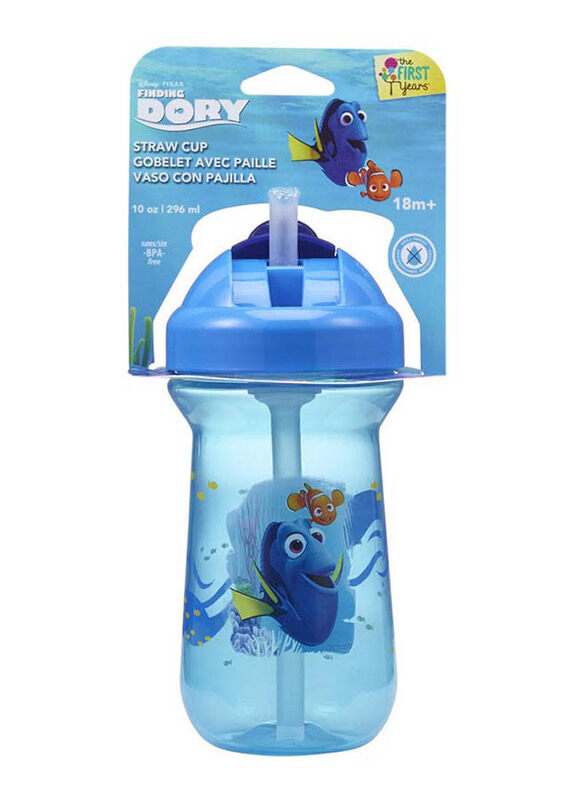 

The First Years Finding Dory Flip Top Straw Cup, Blue