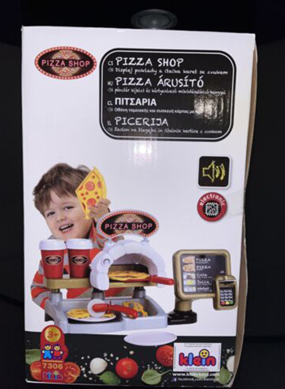 Klein Toys Pizza Shop, Pretend Play, 23 Pieces, Ages 3+