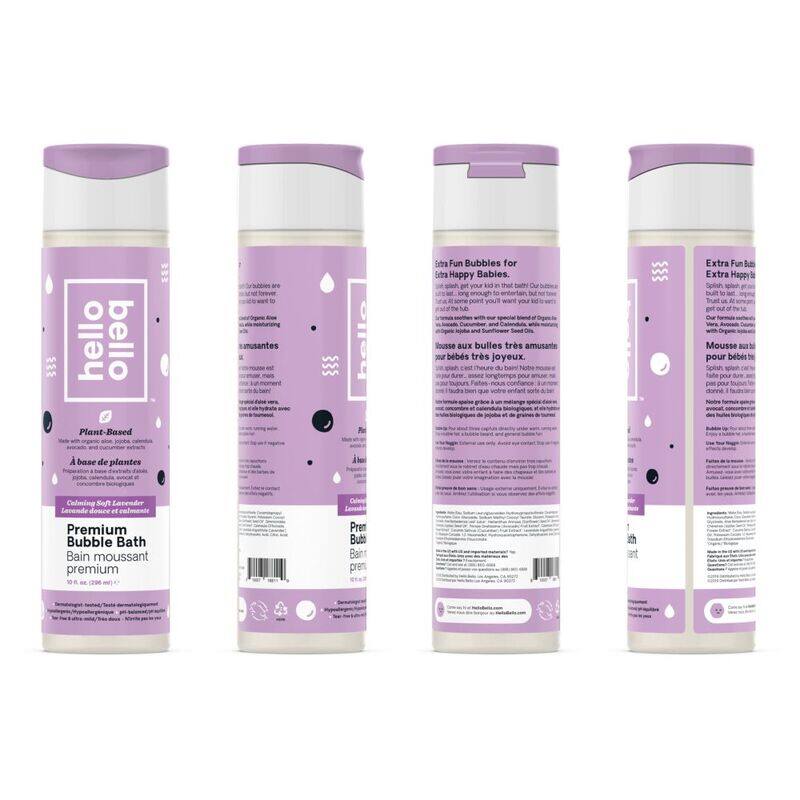 

Hello Bello 296ml Lavender Premium Bubble Bath for Baby, Lavender