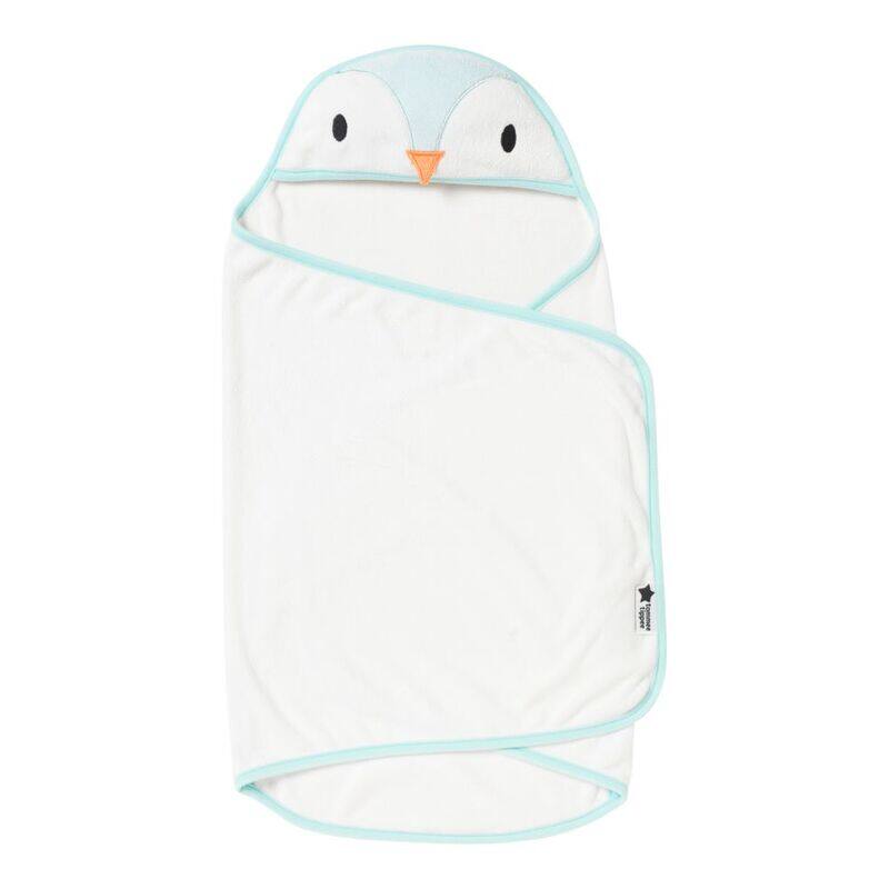 

Tommee Tippee Percy The Penguin Gro Dry Swaddle, 0-6 Months, White/Blue