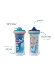 The First Years Cinderella Insulated 9oz Sippy Cup Pack of 2, Multicolour