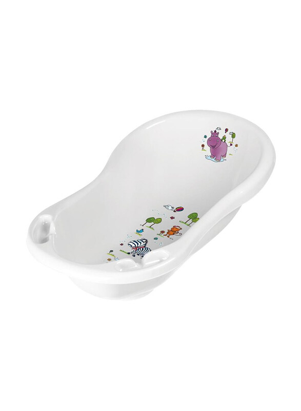 

Keeper Baby 84cm Hippo White Bath Tub for Baby