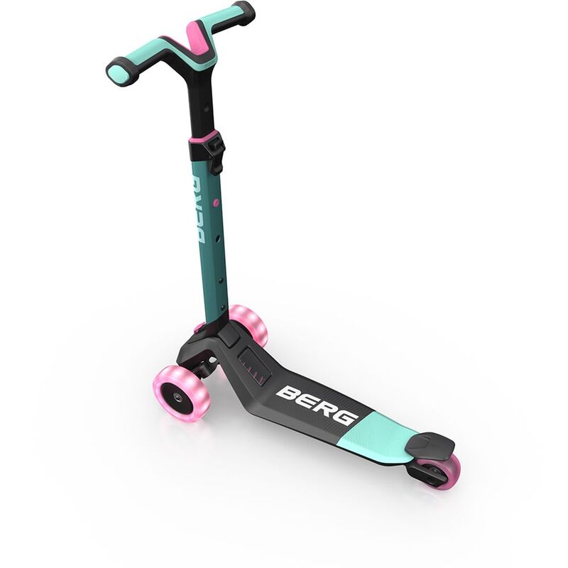 Berg Nexo Foldable Lights LED deck Scooter, Mint