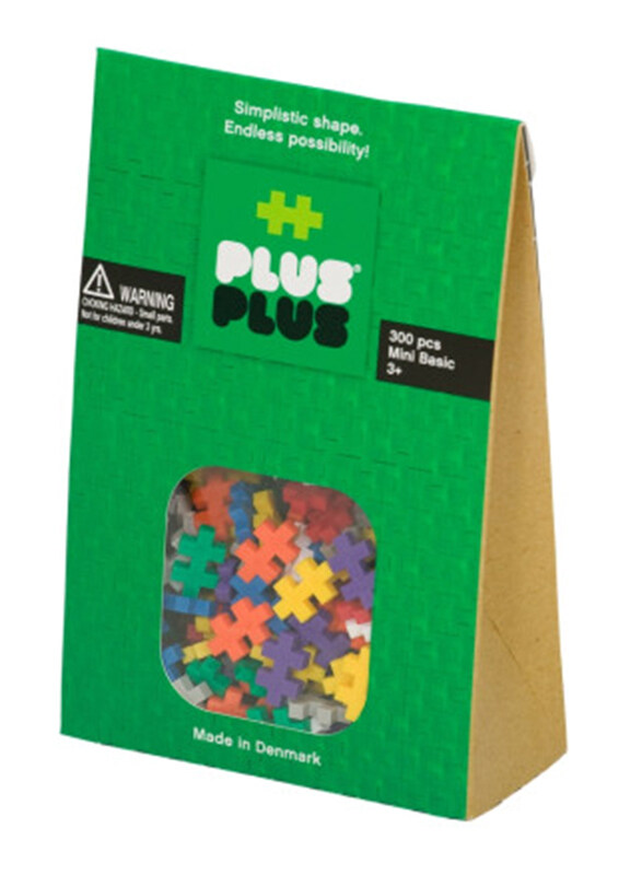 

Plus Plus Mini Basic Puzzle Set, 300 Pieces, Ages 3+, Multicolour