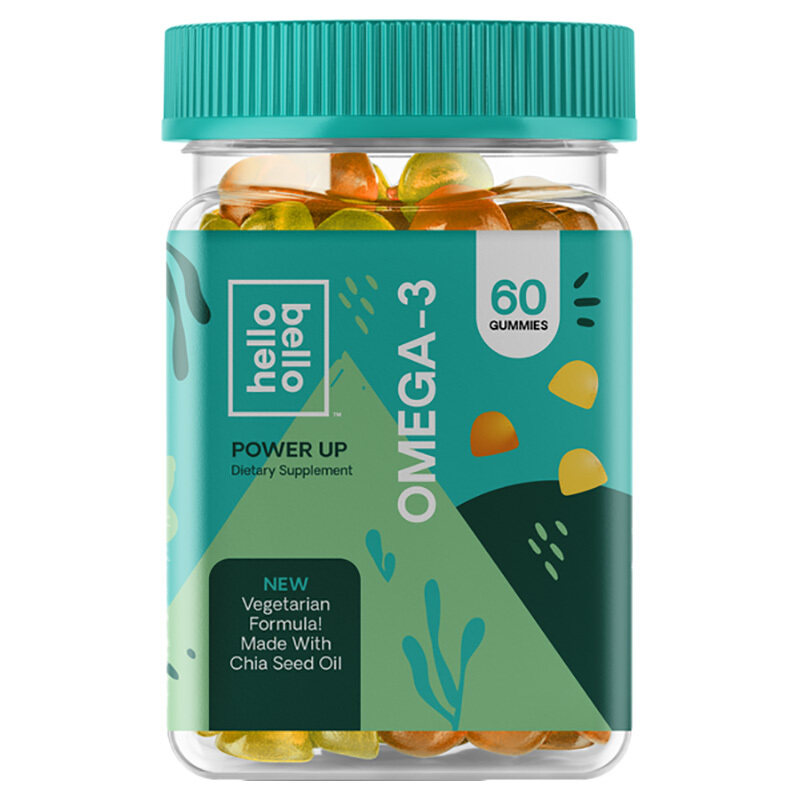 

Hello Bello 60 Pieces Omega 3 Power Up Gummies for Kids