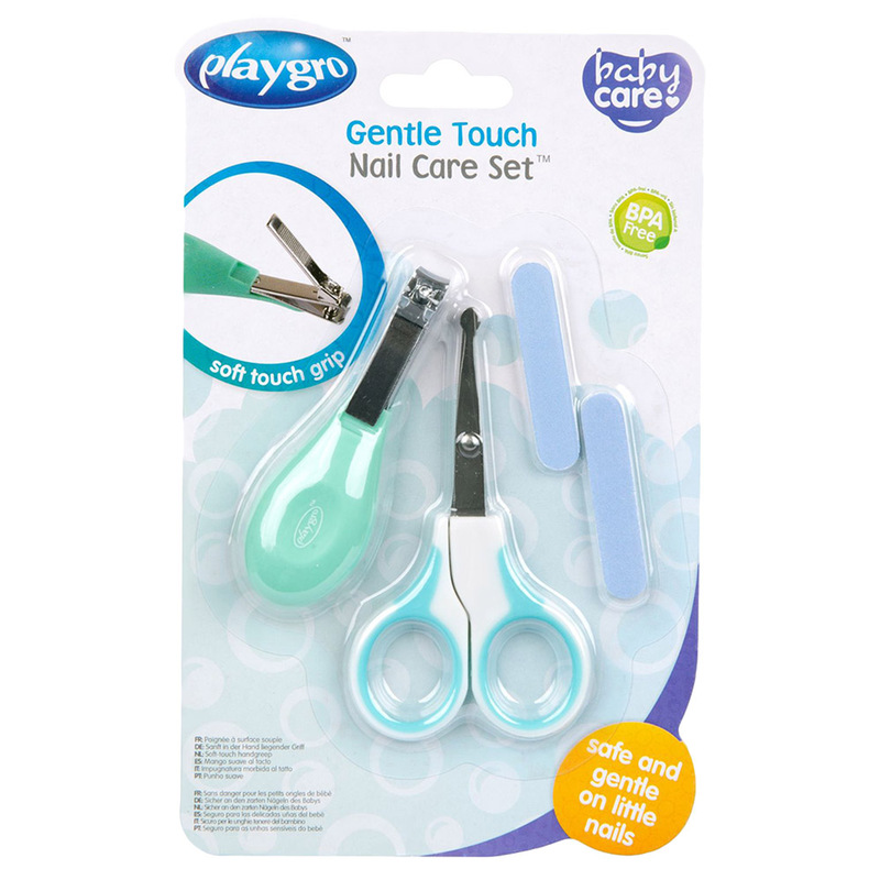 Playgro 3-Pieces Gentle Touch Nail Care Set for Babies