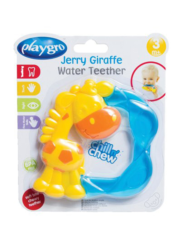 Playgro Jerry Giraffe Water Teether, Multicolour