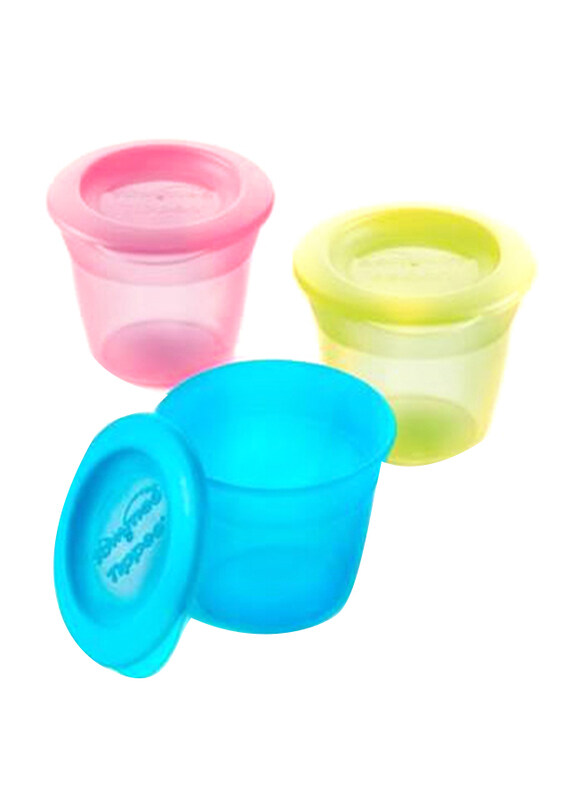 

Tommee Tippee Essential Food Pots, 3 Pieces, Green