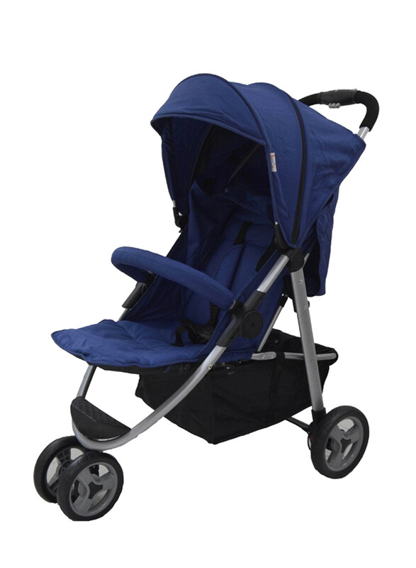 

Baby's Club Comfort 3 Wheel Stroller, Navy Blue