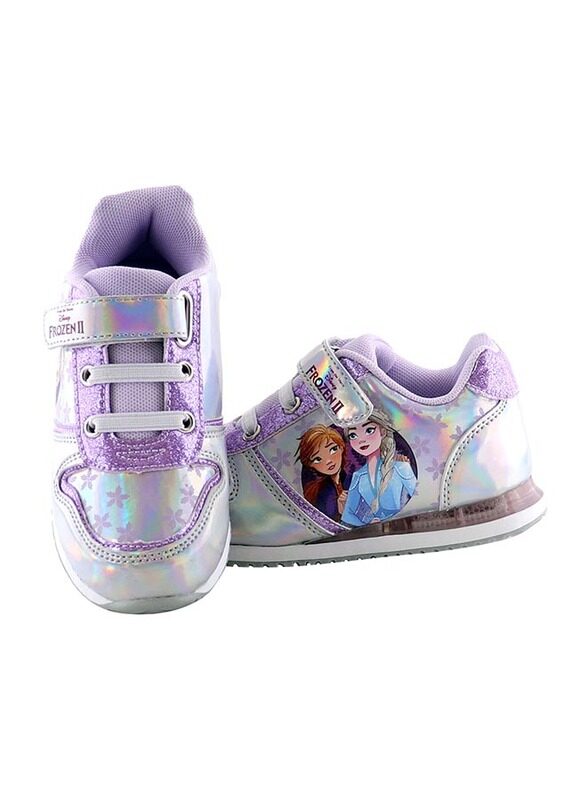 

Disney Frozen II Light Up Slip On Sneakers, S/28, Purple