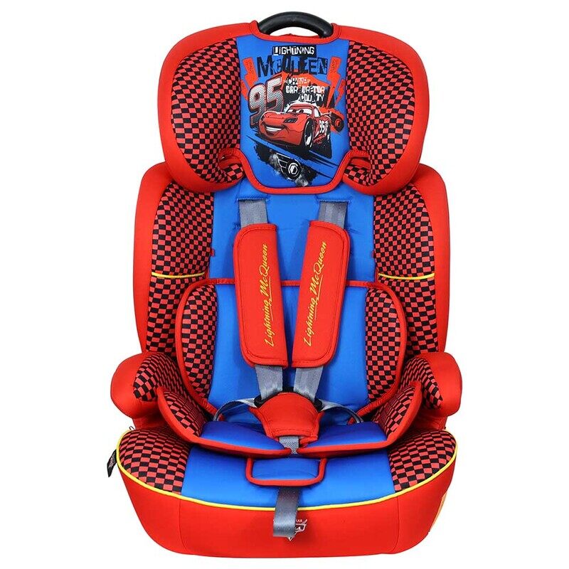 

Disney Cars Lightning Mcqueen Car Seat with Booster Seat, Red