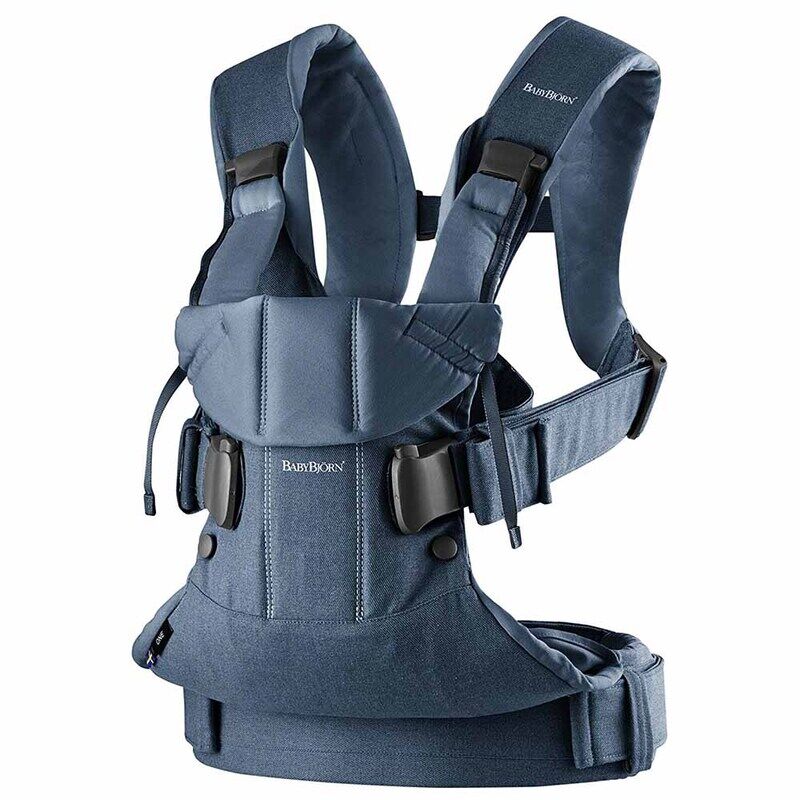 

BabyBjorn Baby Cotton Mix One Carrier, Classic Denim
