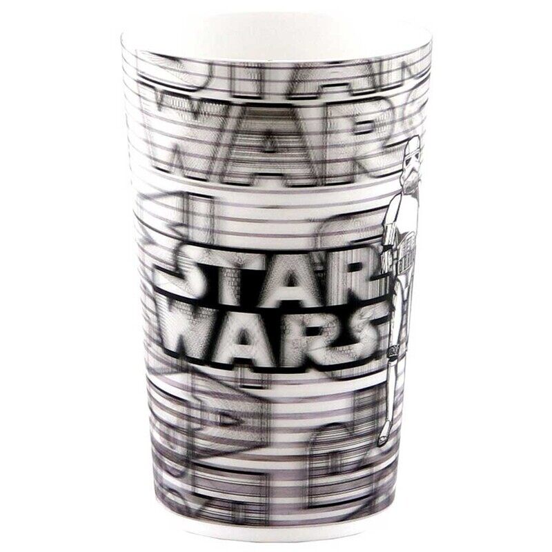

Lucasfilm Starwars 3D Lenticular Drink Cups, 300ml, White/Grey