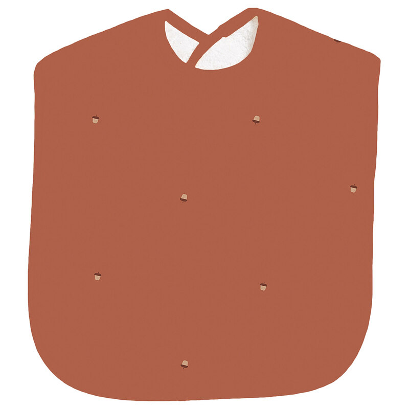 

Gloop Organic Bib, Brown