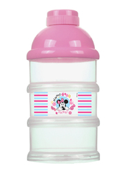 Disney 3-Layers Non-Spill Stackable Baby Feeding Dispenser Container, 0+ Months, Minnie Mouse, Pink