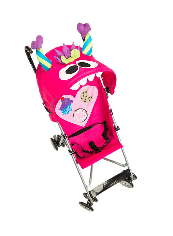 

Cosco Character Umbrella Stroller with 3D Monster Shelley, Pink