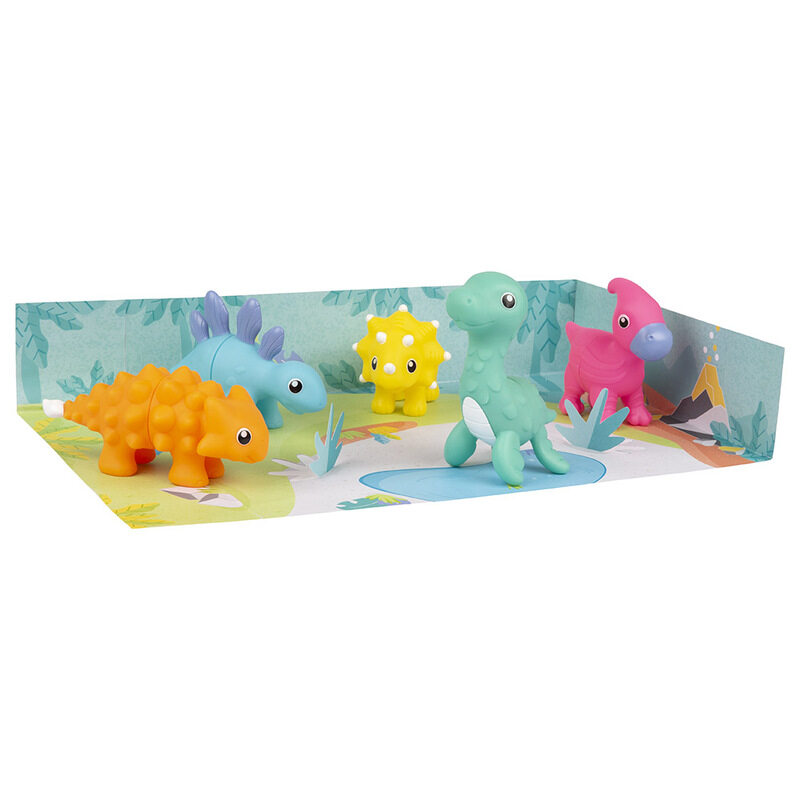 

Playgro 5 Piece Build and Play Mix & Match Dinosaurs, Ages 3+, Multcolour