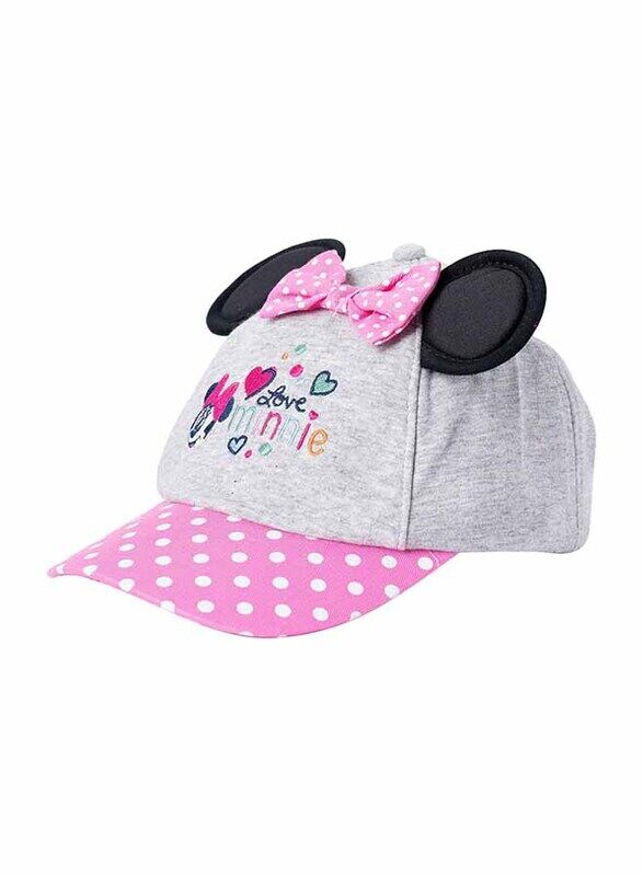 

Disney Minnie Kids 3D Cap For Girls, 52, Multicolour