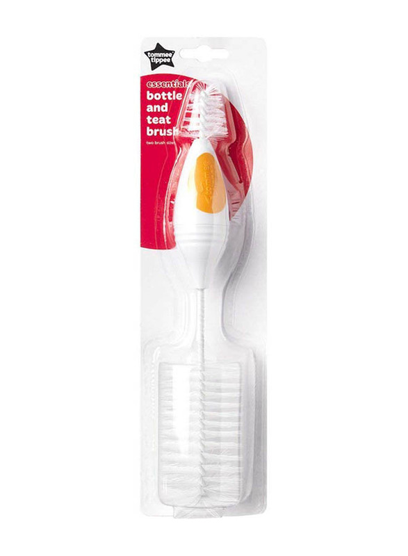 Tommee Tippee Essentials Bottle Teat Brush for Ages All Ages, Multicolour