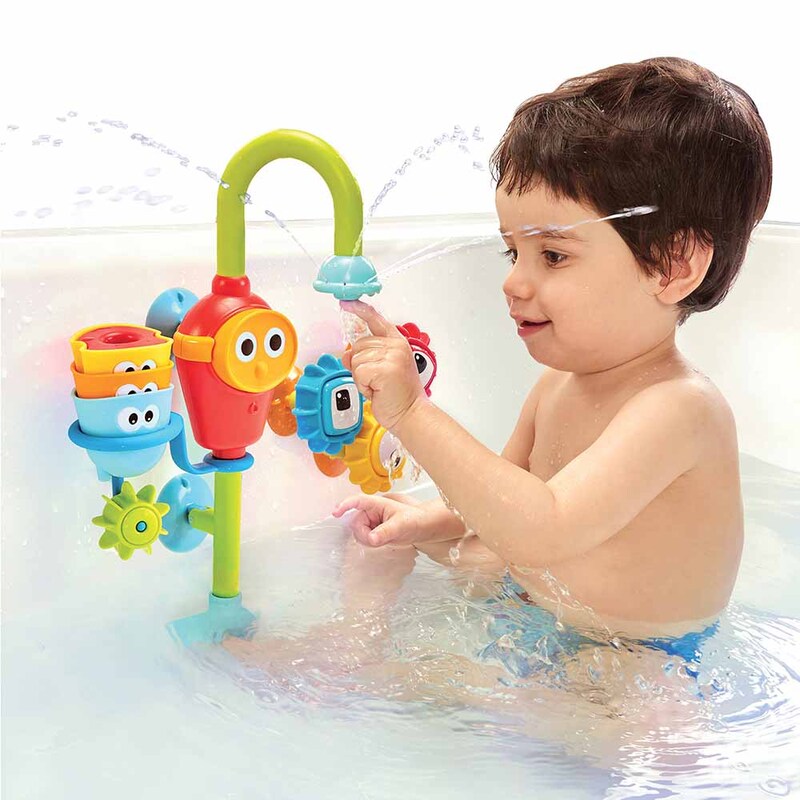 Yookidoo Spin N Sort Spout Pro Bath Toy for Kids, Multicolour