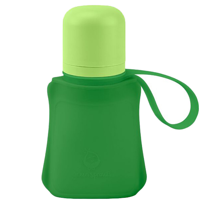 

Green Sprouts Sprout Ware Sip & Straw Pocket, 8oz, Green