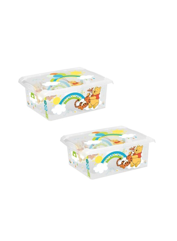 

Keeeper Disney Winnie The Pooh Deco Organiser Box, 10L + 10L, White