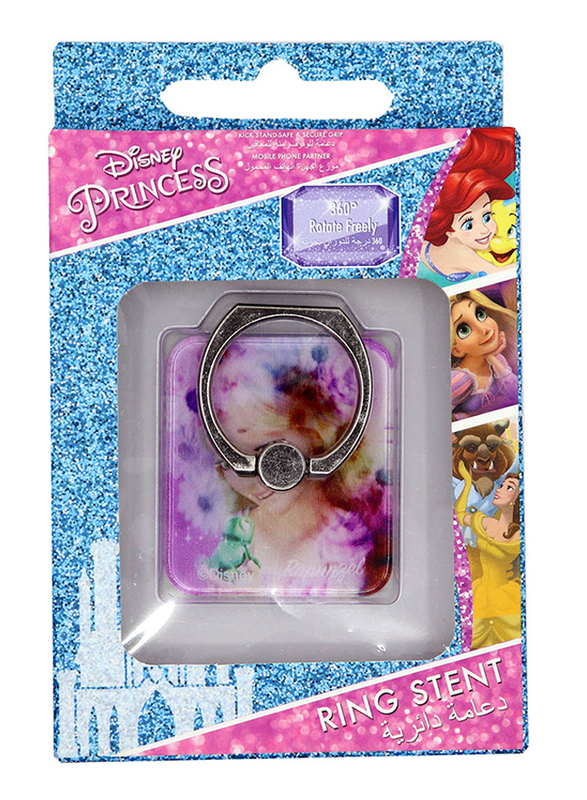 Disney Princess Mobile Phone Holder/Kickstand, with 360° Rotation and 180° Flipping, Lavender