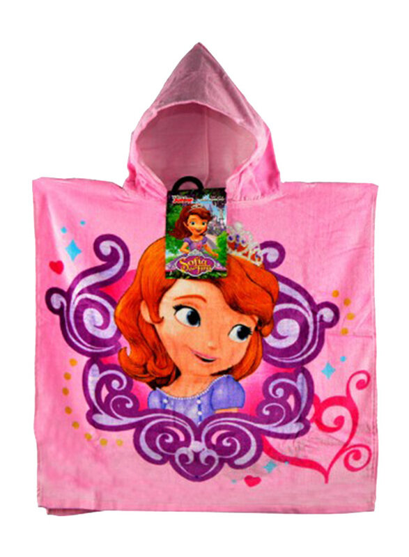 

Disney Princess Kids Poncho Towel, Pink