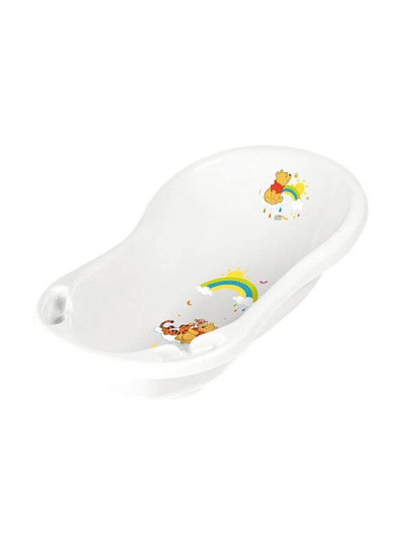 

Keeeper 84cm Winnie the Pooh Baby Bath with Plug, White