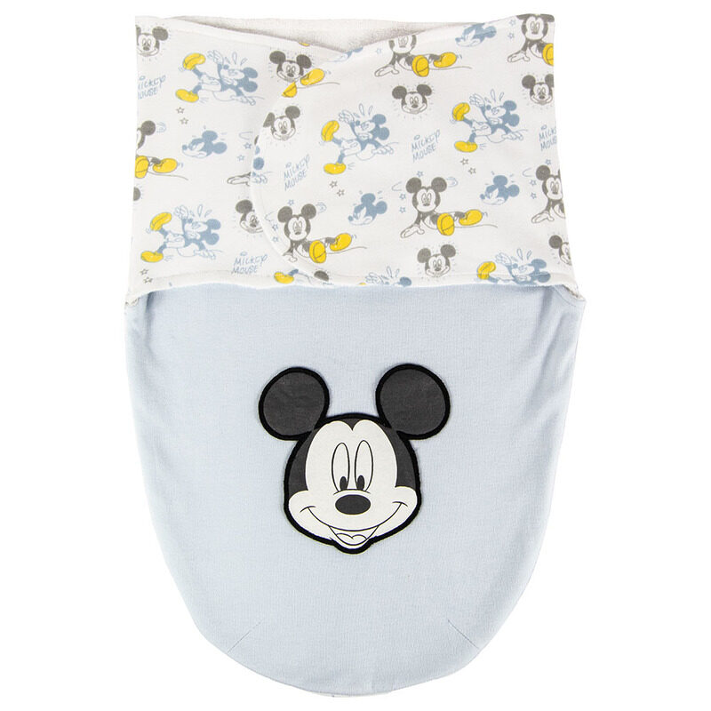

Disney Mickey Mouse Baby Swaddle Blanket, Blue