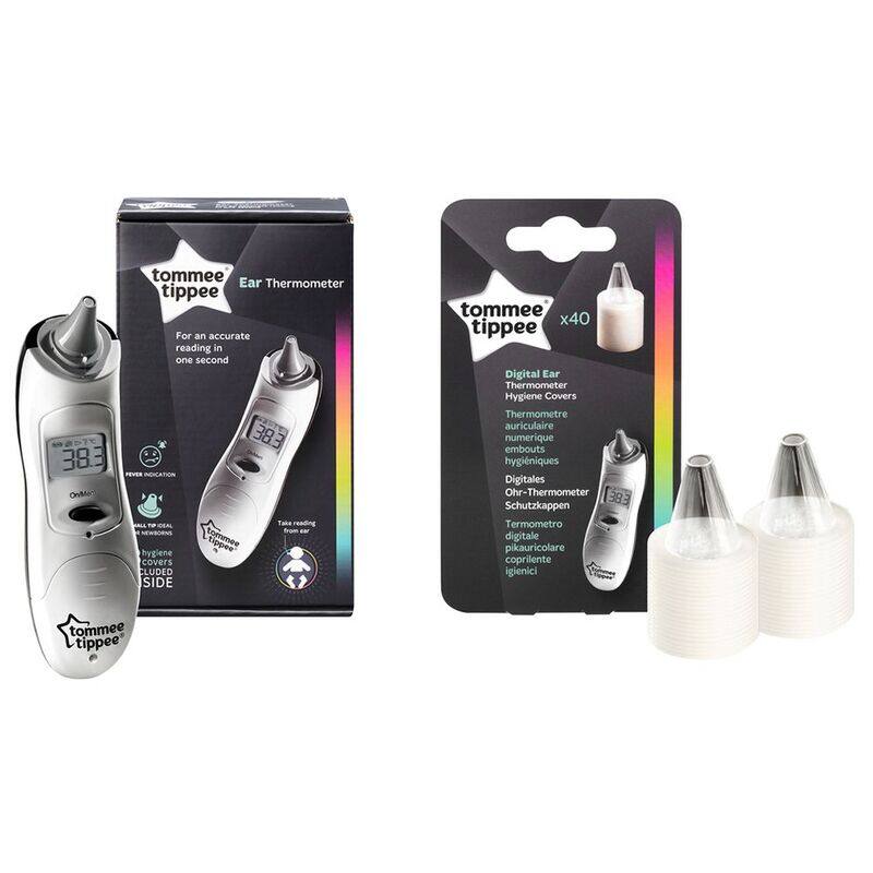 

Tommee Tippee Digital Ear Thermometer Hygiene Covers, 0+ Months, White