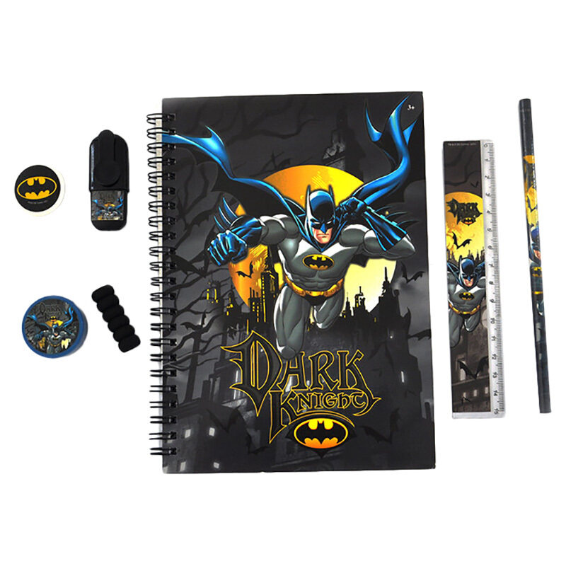 

Warner Bros. Batman Stationery Set, 7 Pieces, Multicolour