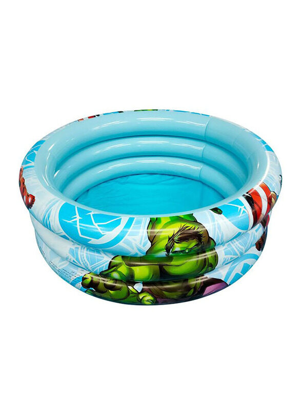 

Marvel Avengers Printed Kids Inflatable Swimming Pool, Blue