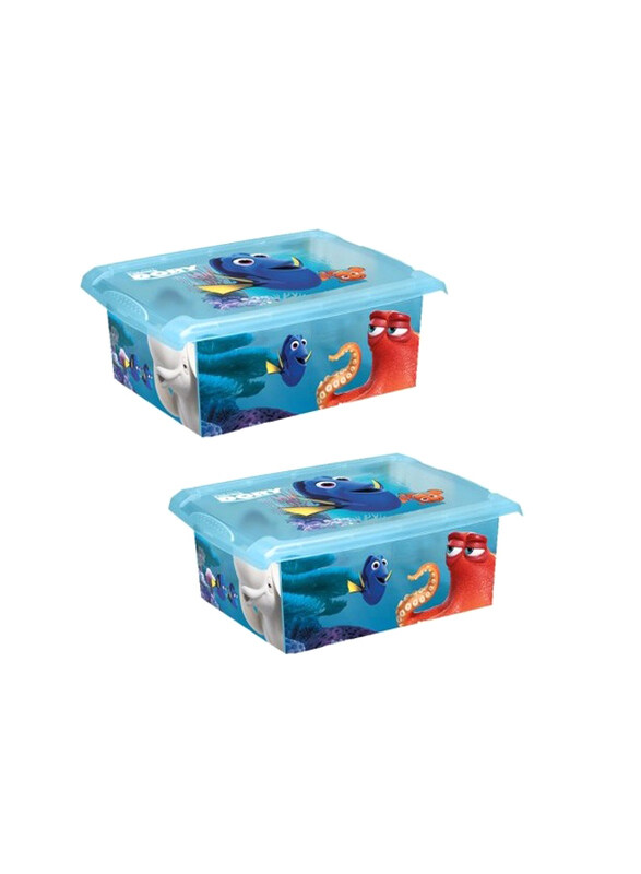 

Keeeper Disney Finding Dory Deco Organiser Box, 10L + 10L, Blue