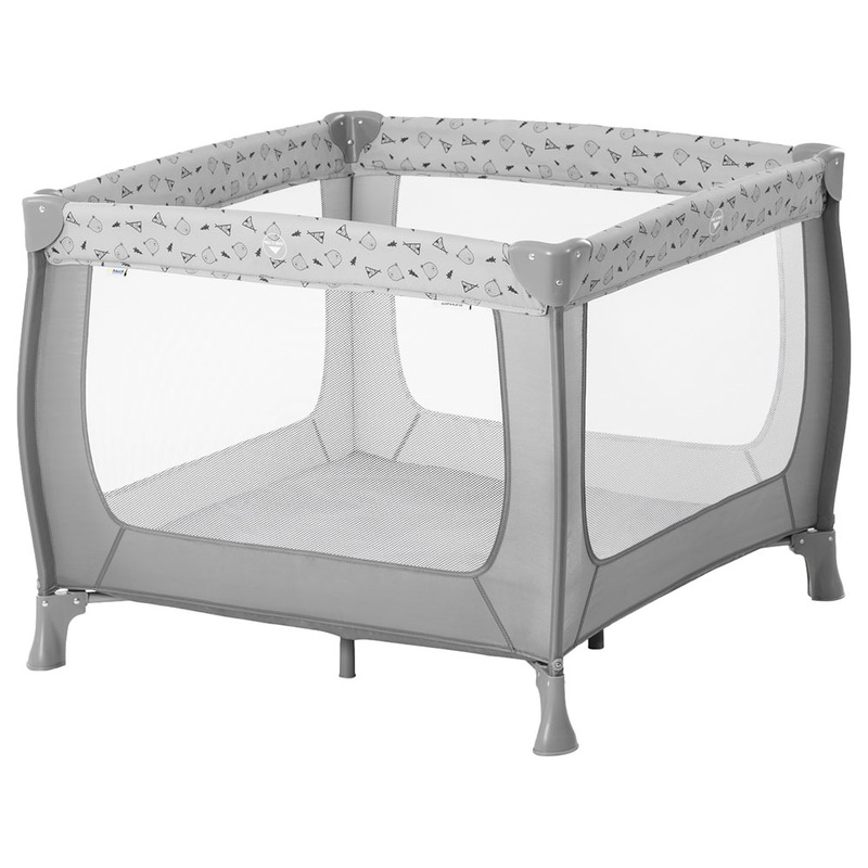 Hauck Sleep N Play SQ Travel Cots, Grey