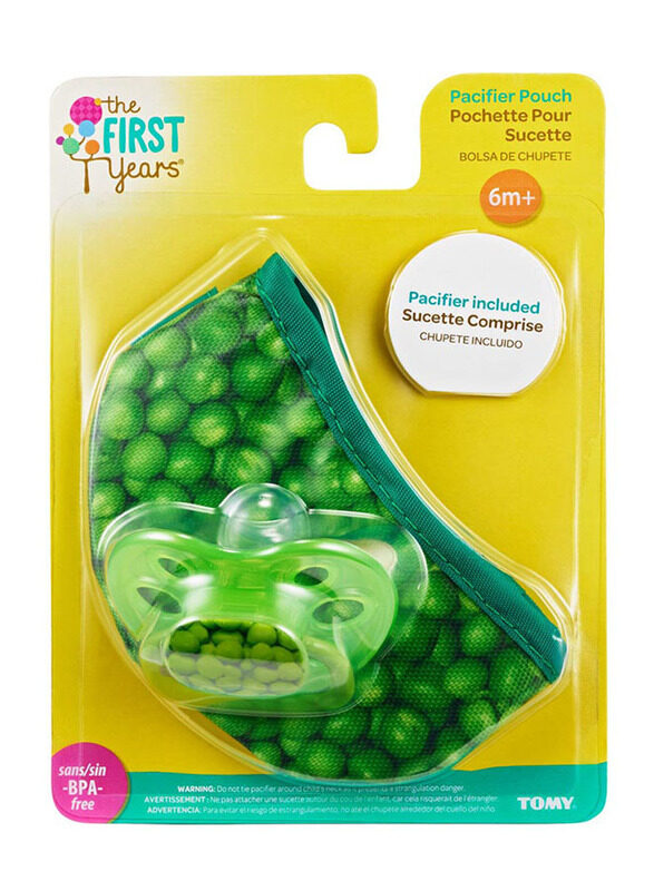 

The First Years Peas Pacifier Pouch, Green