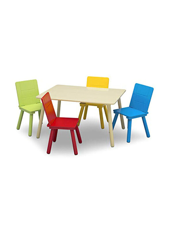 

Delta Children Table & 4 Chair Set for Kids, TT87452GN-1189, Multicolour