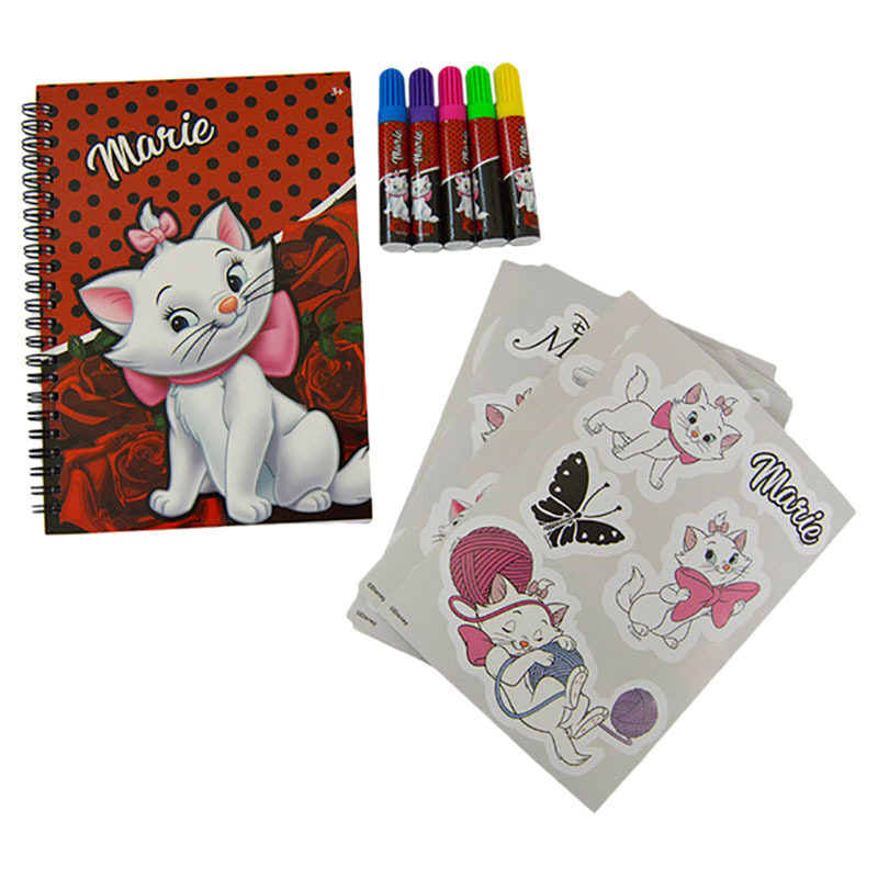 

Disney 12-Piece Marie Stationery Set, Red