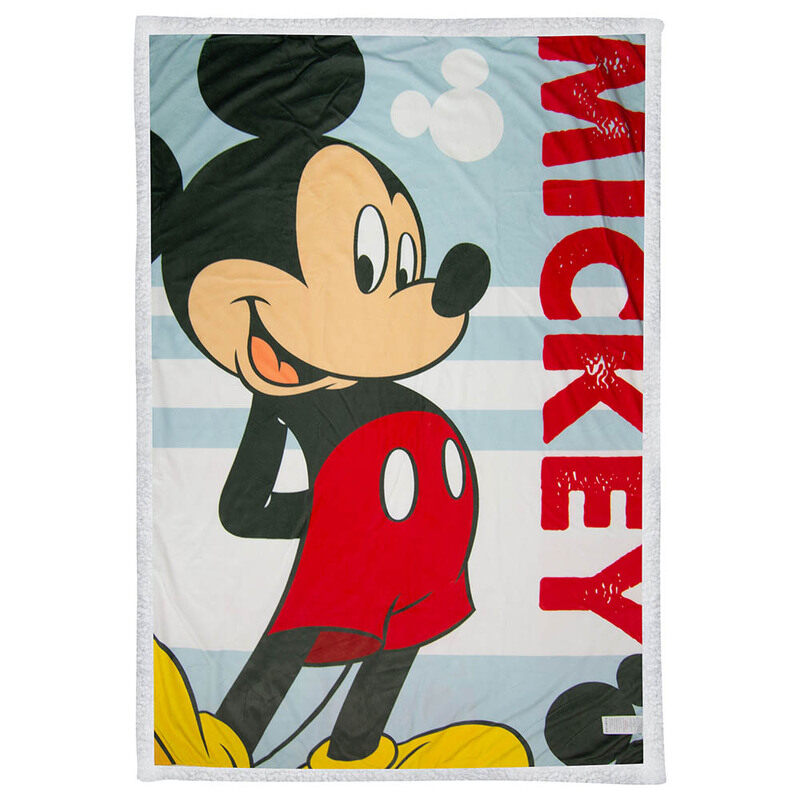 

Disney Mickey Mouse Soft Blanket for Babies, Multicolour