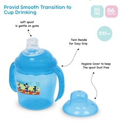 Disney Mickey Mouse Baby Spout Cup, 225ml, Blue