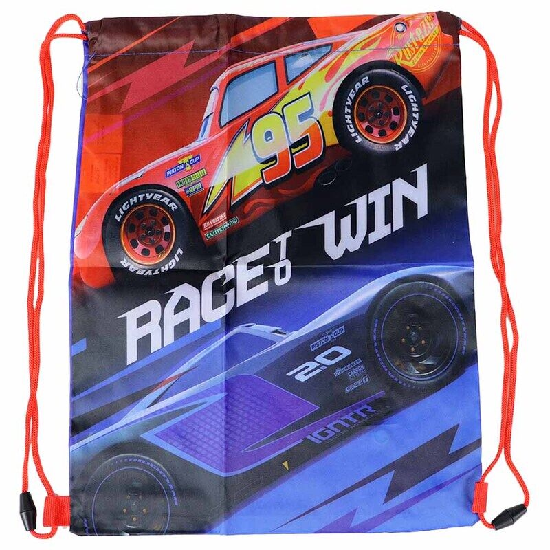 

Disney Cars Drawstring Bag /Shoe Bag Rucksack For Kids, Multicolour
