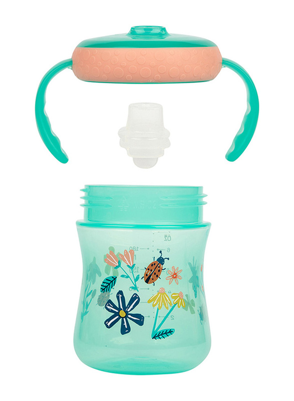 The First Years Soft Spout Trainer Feeding Cup, 2 Pieces, 207ml, Multicolour