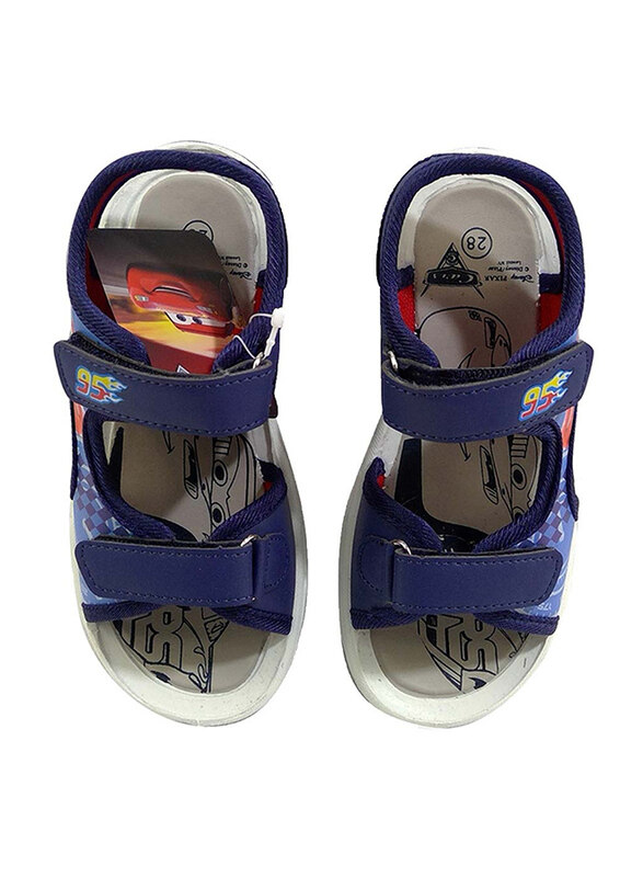 

Disney Cars Lightning Mcqueen Boys Sandals, S/29, Dark Blue