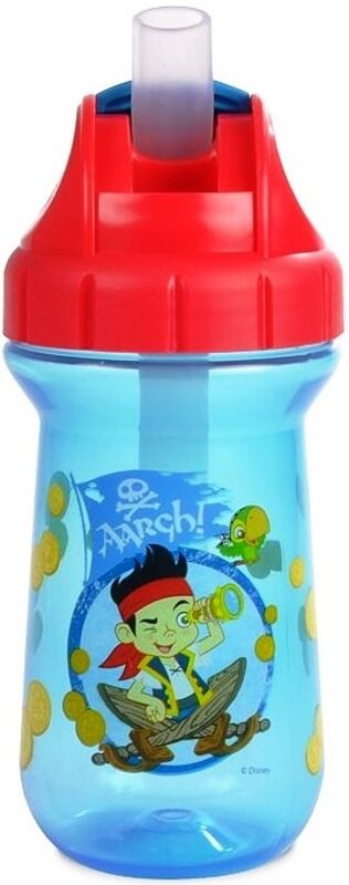 

The First Years Disney Jake Flip Top Straw Cup, 10oz, Blue/Red