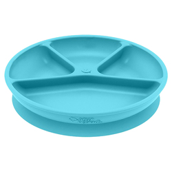 Green Sprouts Learning Plate, Aqua