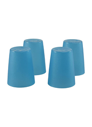 Keeper Home 250ml 4-Piece Plastic Drinking Cups, K0609-632, Blue