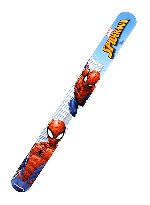 Marvel Spider-Man Printed Kids Silicone Slap Bracelet For Boys, Blue