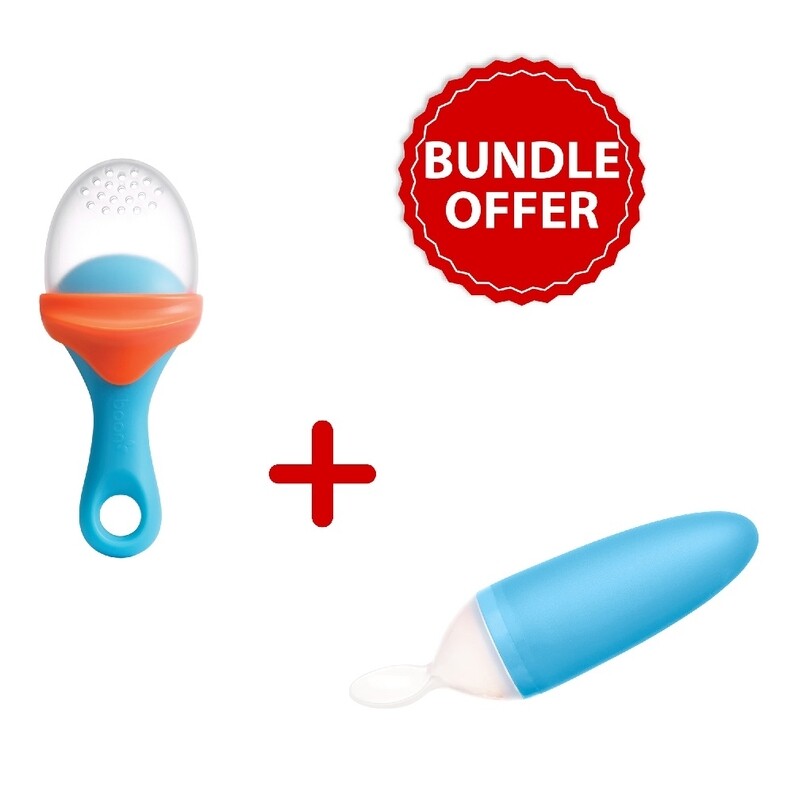

Boon Pulp Silicone Feeder Set, 2 Pieces, Blue